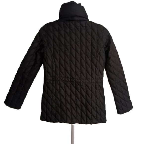 Eddie Bauer Premium Goose Down Coat Black 4 Pocket Women’s XS - Picture 3 of 15